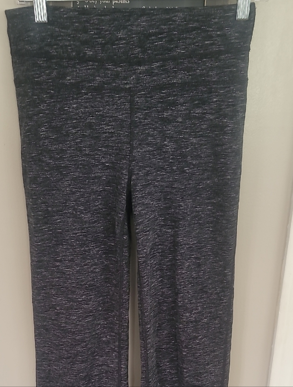Ideology Black Heather Stretch Top
